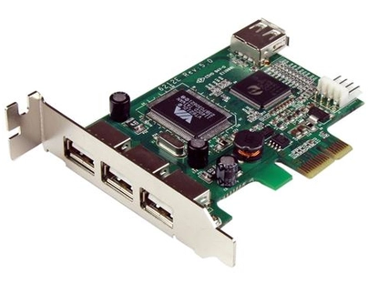 StarTech.com PEXUSB4DP interface cards/adapter Intern USB 2.0
