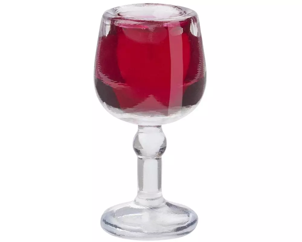 HobbyFun Mini-Utensilien Weinglas 4 Stück