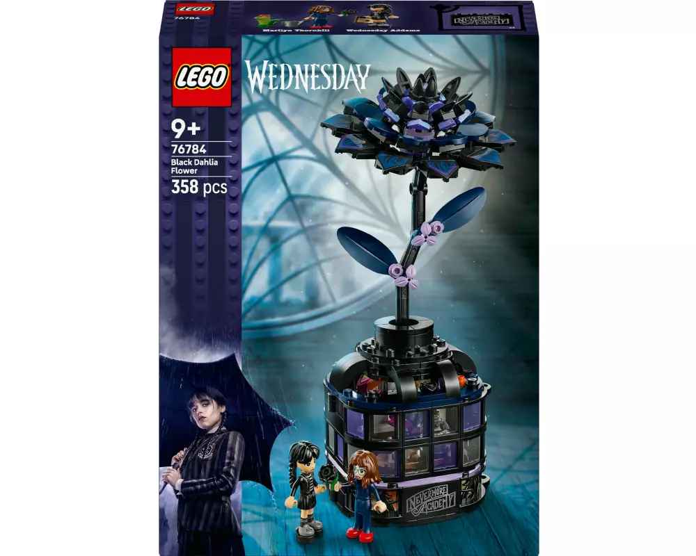 LEGO® Wednesday Schwarze Dahlie 76784