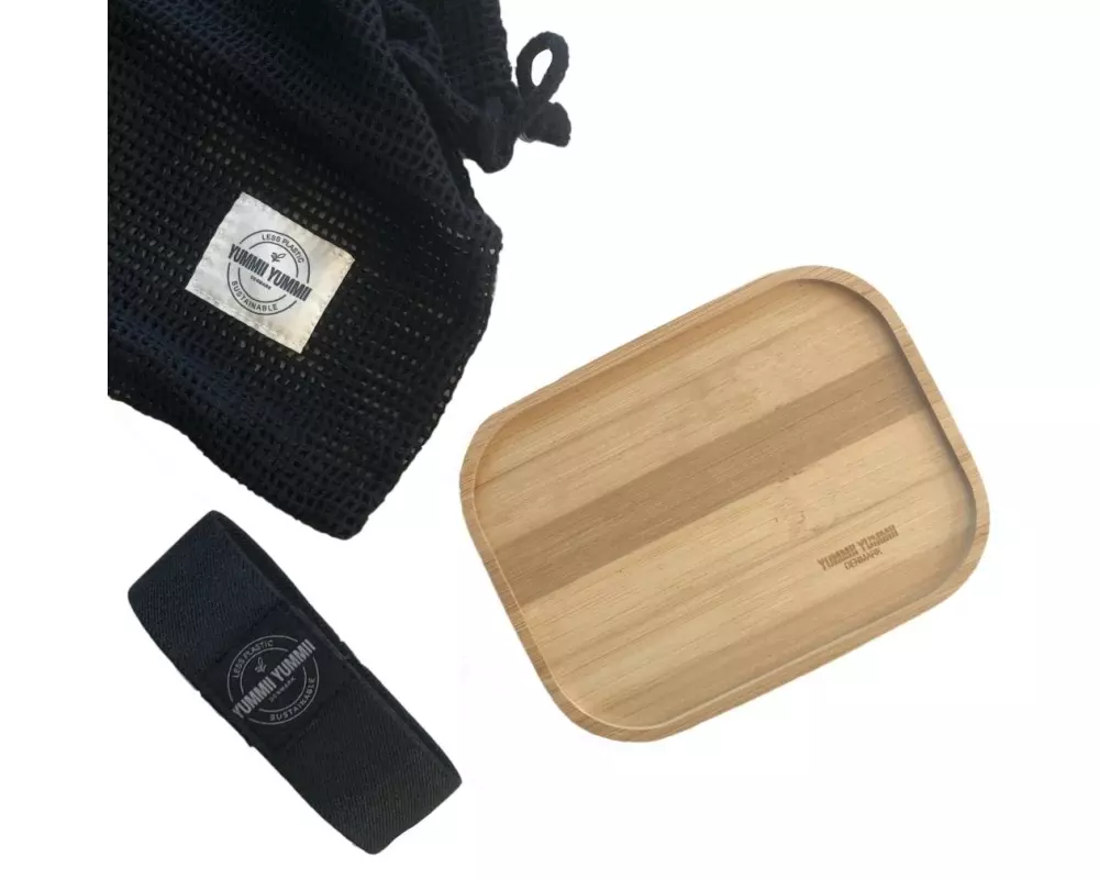 Yummii Yummii Deckel Medium+ Bambus, Mocca