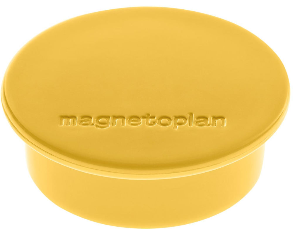 MAGNETOPLAN Magnet Discofix Color 40mm 1662002 gelb 10 Stk.