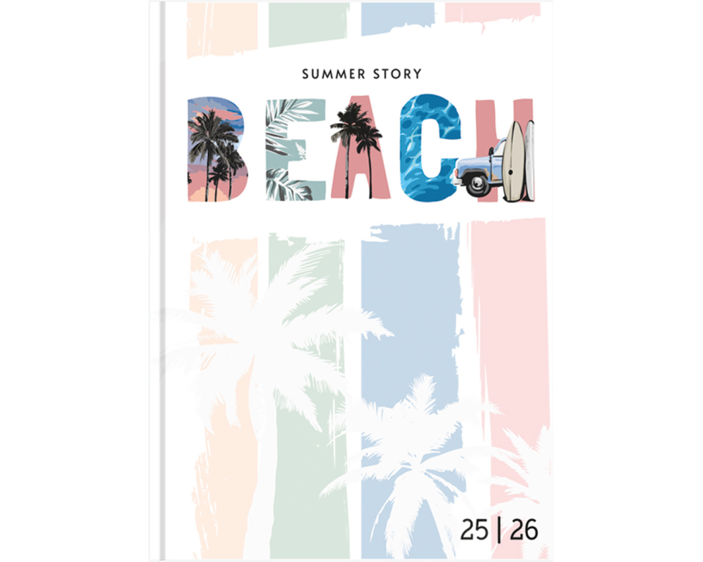 Biella Schüleragenda Mydiary Summer 25/26 FSC, 1T/1S, 12 x 16.5 cm