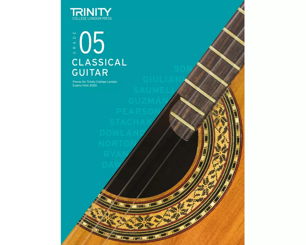 Trinity College London Classical Guitar Exam Pieces From 2020: Grade 5