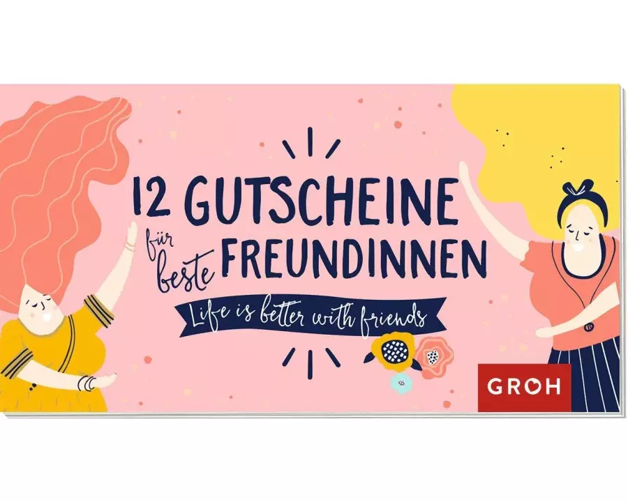 12 Gutscheine für beste Freundinnen