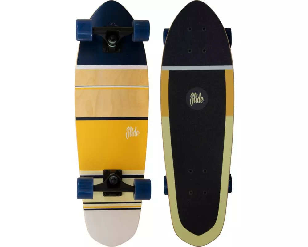 Slide Cruiser Stripes Yellow 28"