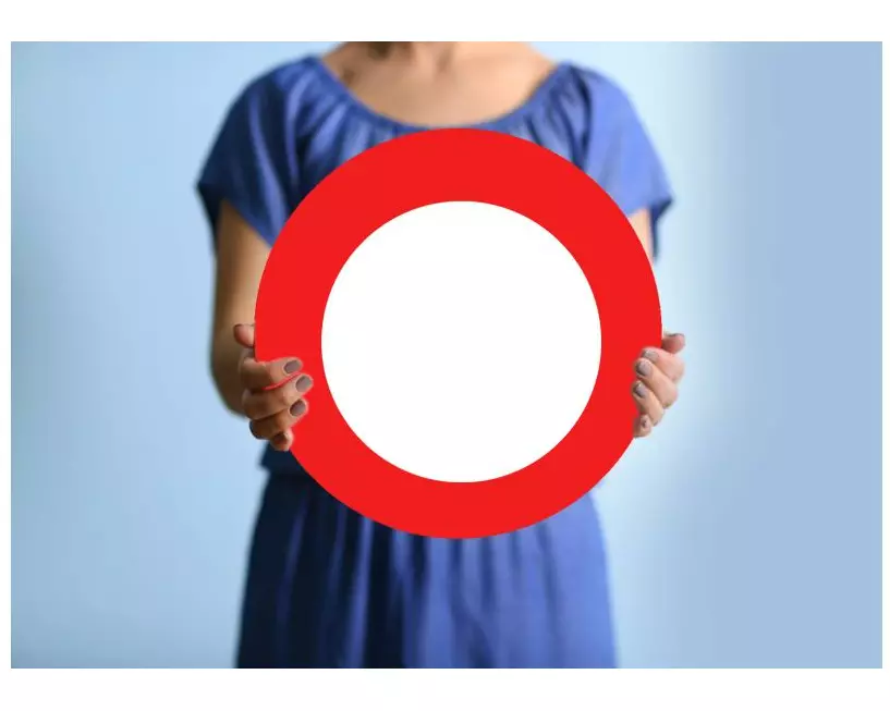 Trendcompany Verkehrsschild neutral 45 cm