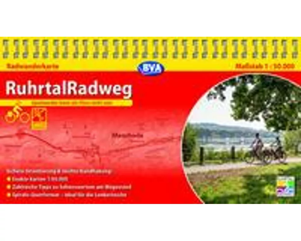 BVA Kompakt-Spiralo RuhrtalRadweg Radwanderkarte