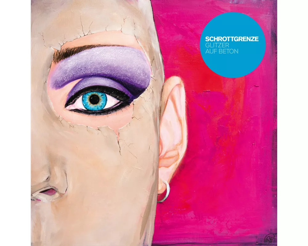 Glitzer auf Beton