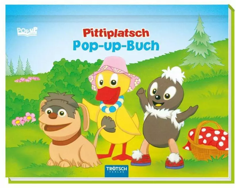Trötsch Unser kleines Sandmännchen Pop-Up-Buch Pittiplatsch