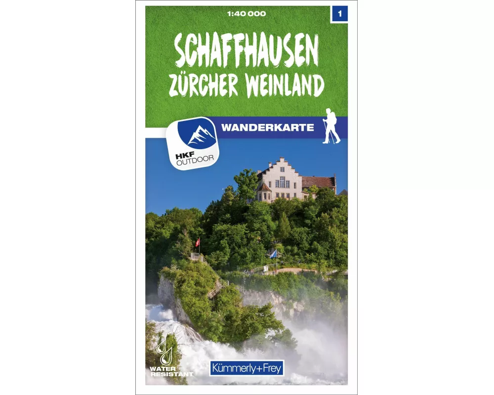 Kümmerly+Frey Wanderkarte 1 Schaffhausen 1:40.000