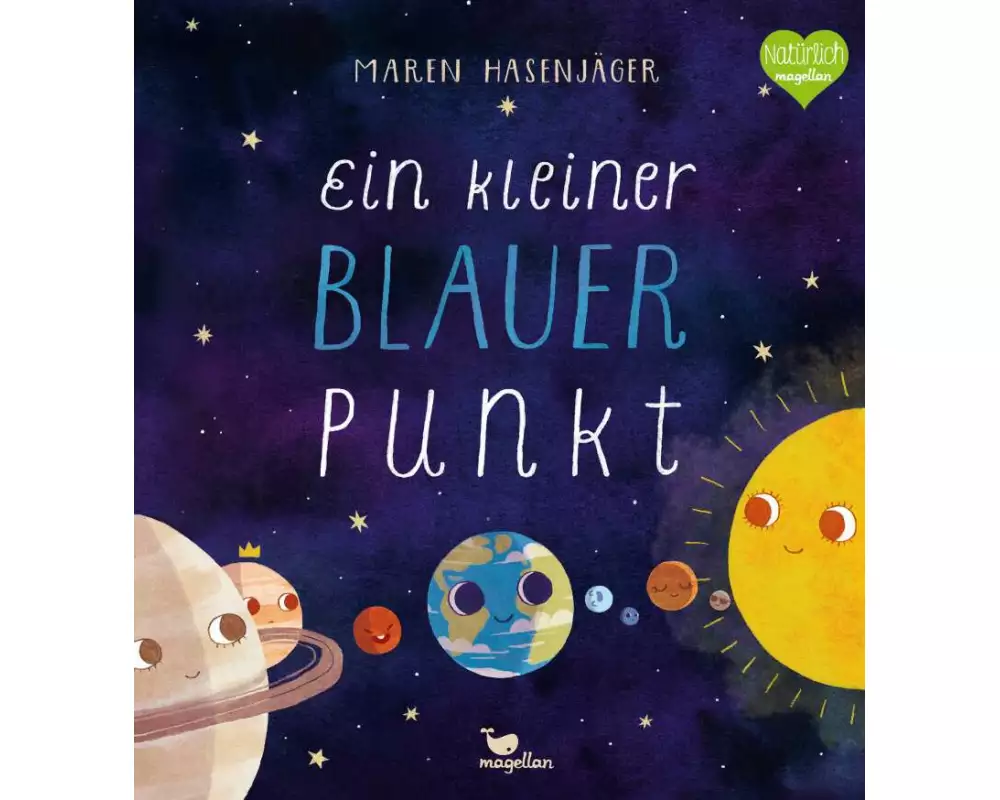 Ein kleiner blauer Punkt