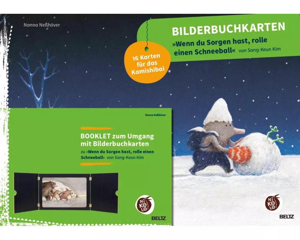 Bilderbuchkarten »Wenn du Sorgen hast, rolle einen Schneeball« von Sang-Keun Kim