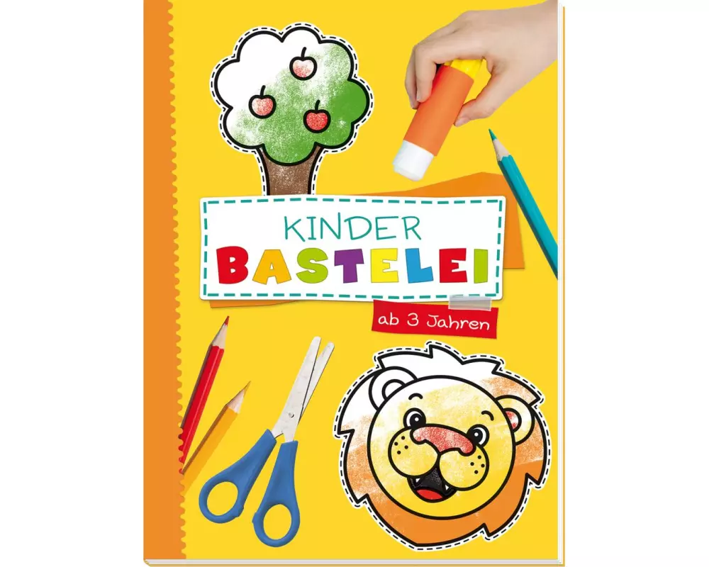 Trötsch Bastelbuch mit Bastelbögen Kinderbastelei ab 3 Jahren