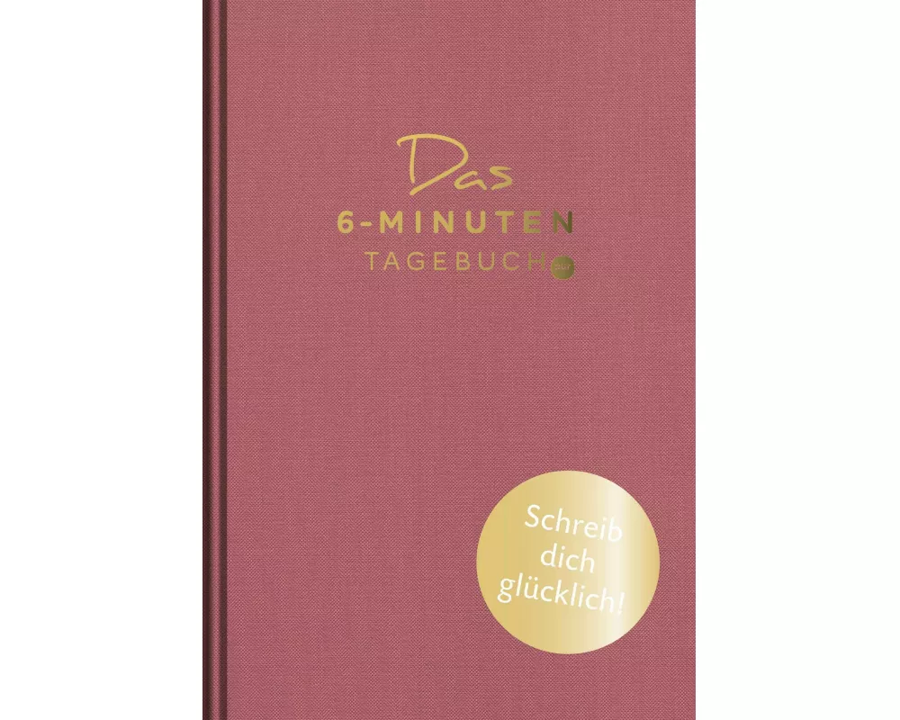 Das 6-Minuten-Tagebuch pur (granat)