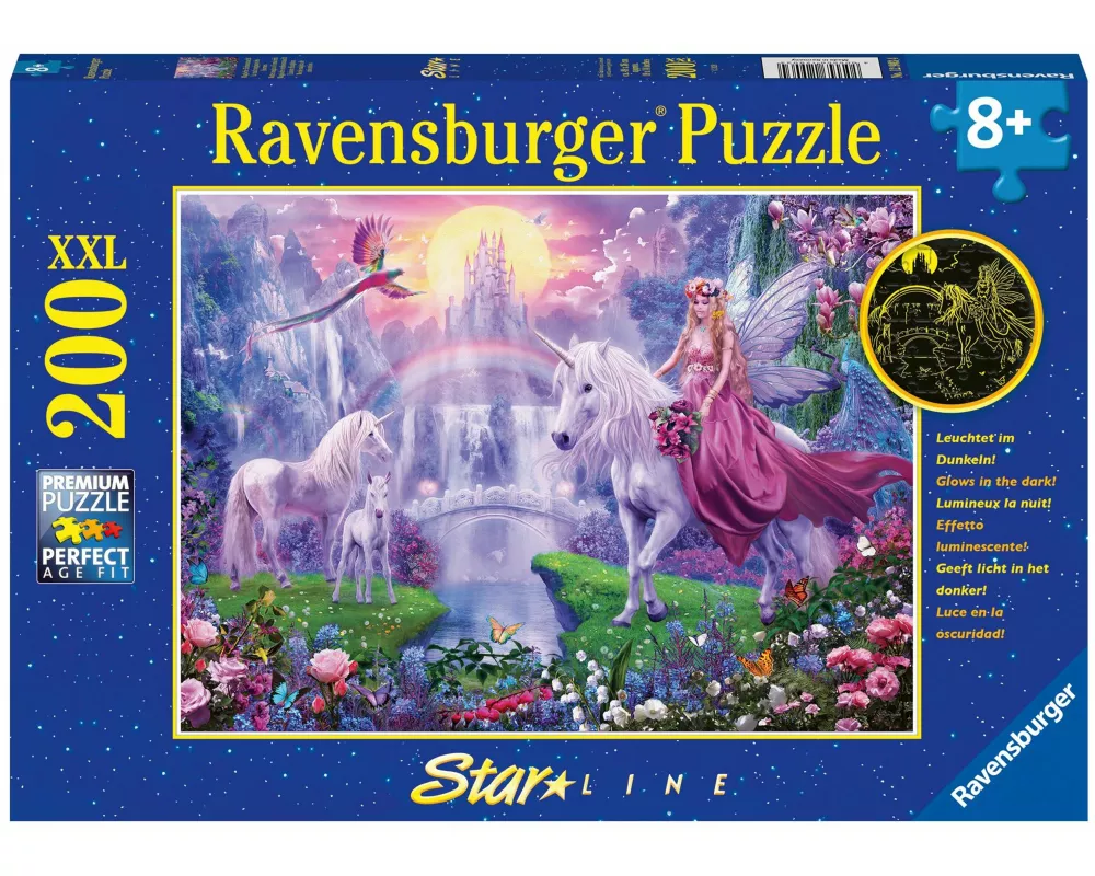 Kinderpuzzle 200 XXL Teile - Magische Einhornnacht