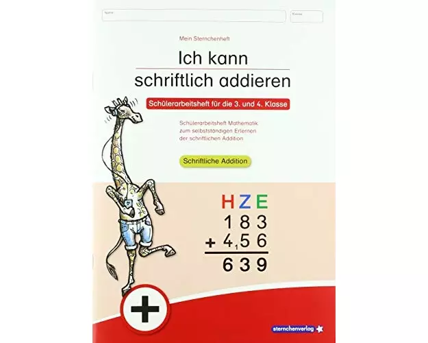 Ich kann schriftlich addieren