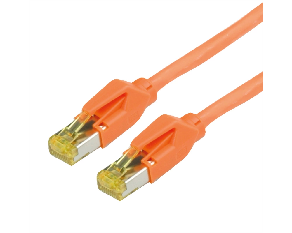 DRAKA Patchkabel Cat.6A (Class EA) S/FTP, UC900 TM31, LSOH, orange, 2 m
