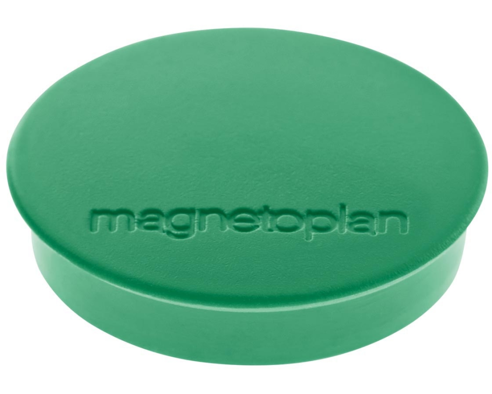 MAGNETOPLAN Magnet Discofix Standard 30mm 1664205 grün, ca. 0.7 kg 10 Stk.