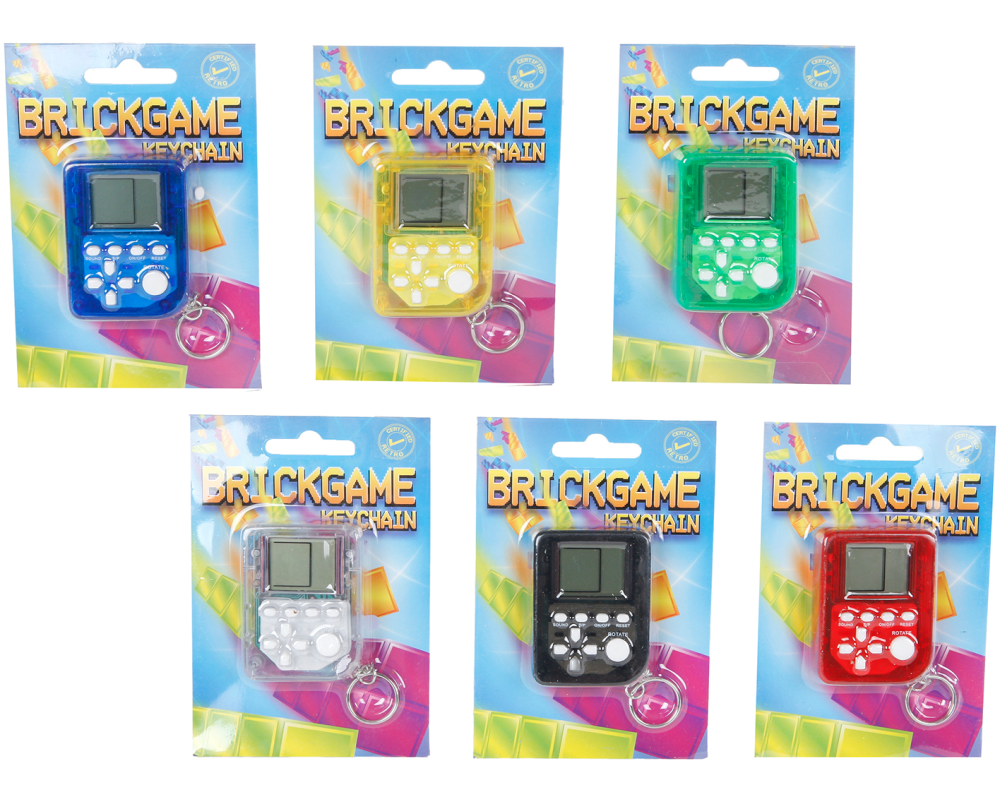 ROOST Schlüsselanhänger 621797 Mini Brickgame, assortiert