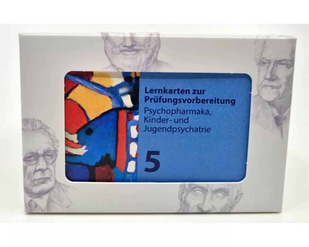 Heilpraktiker Psychotherapie. 200 Lernkarten 05. Psychopharmaka, Kinder- und Jugendpsychiatrie