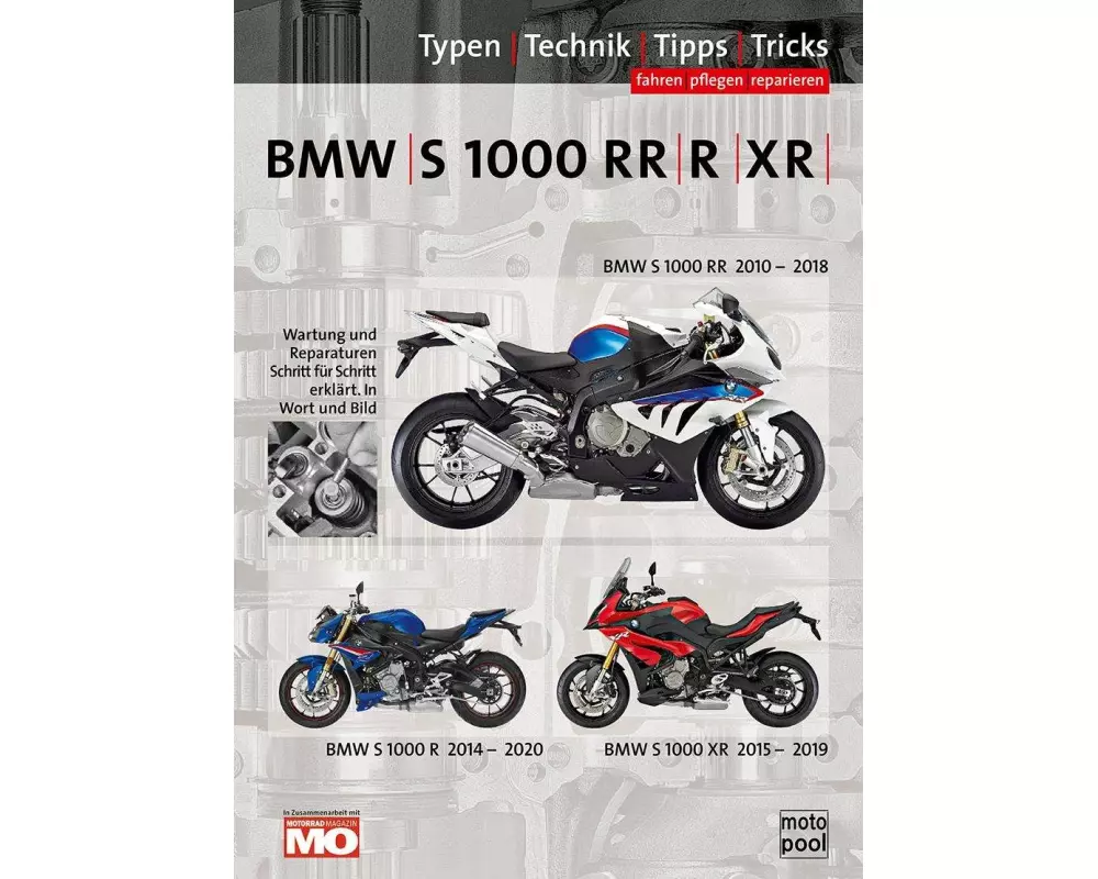 BMW S 1000 RR, R, XR Reparaturanleitung