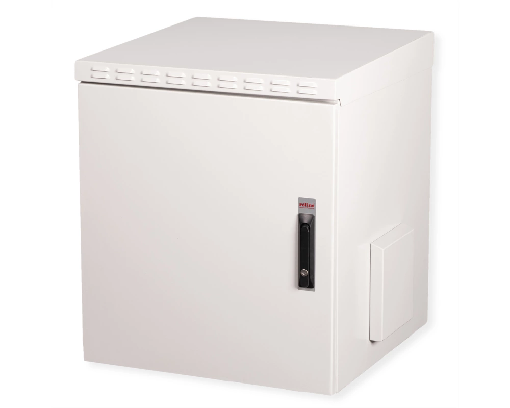 ROLINE 19-Zoll Wandgehäuse Pro 12 HE, 600x600 BxT IP55 outdoor grau