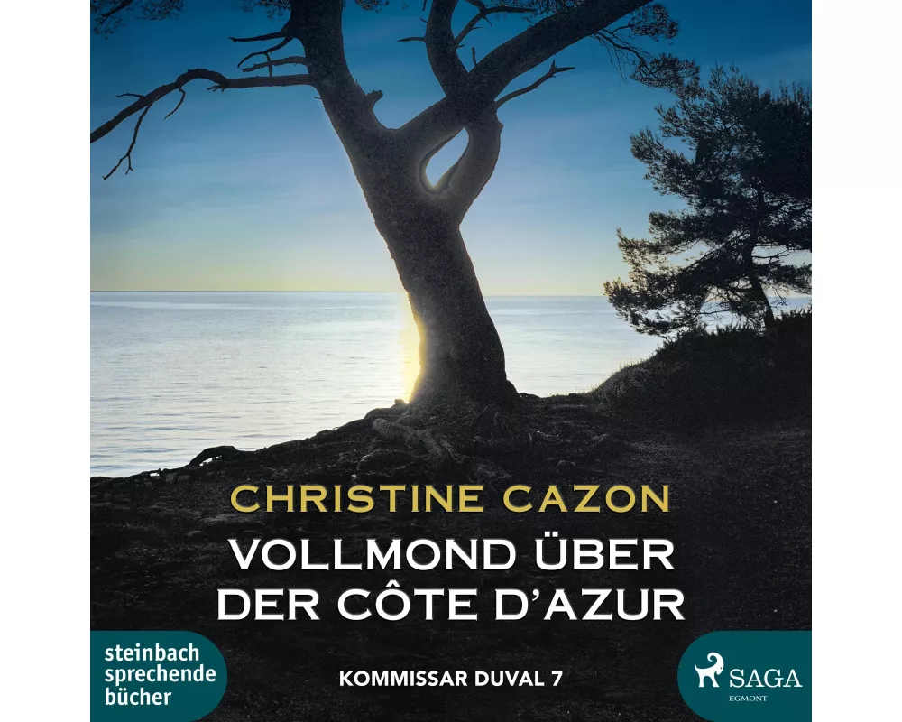 Vollmond über der Côte d'Azur