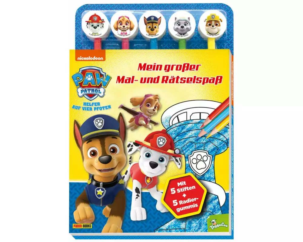 PAW Patrol: Mein großer Mal- und Rätselspaß