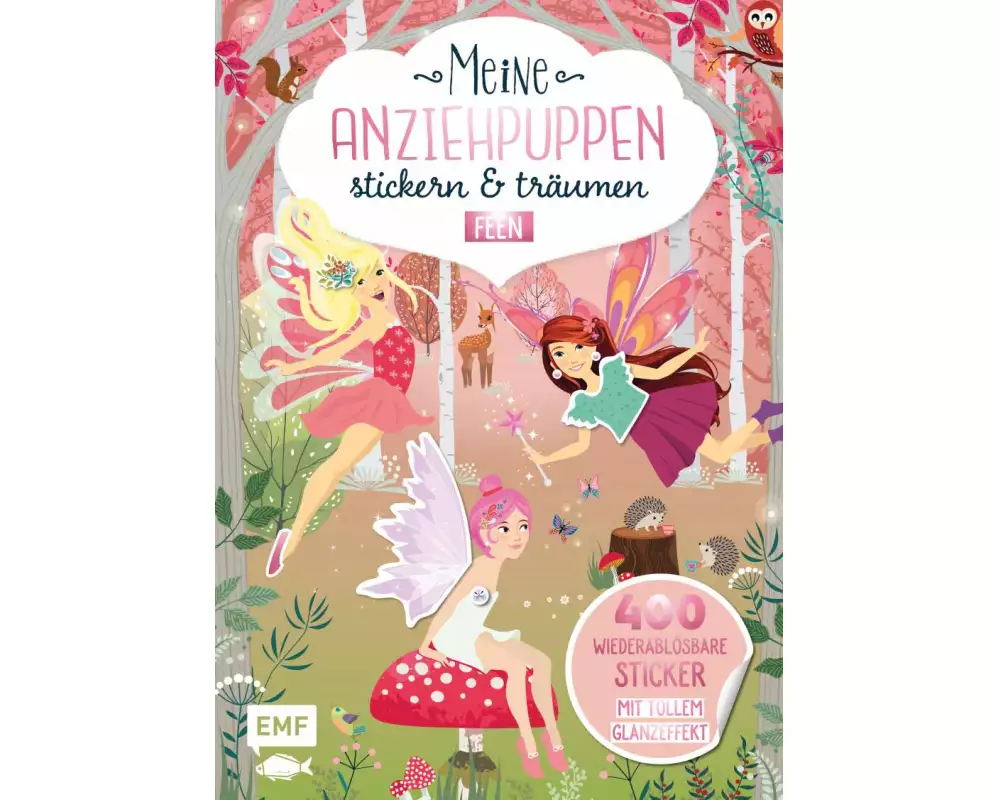 Meine Anziehpuppen – stickern & träumen: Feen