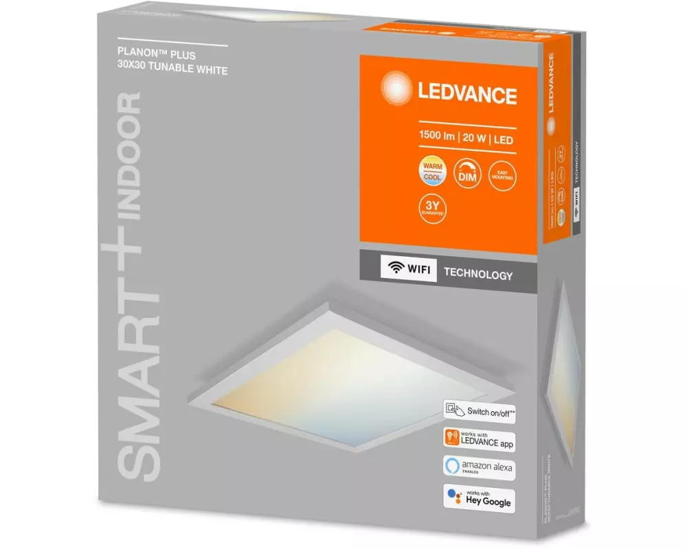 Ledvance LED-Panel SMART+ WiFi Planon Plus, 30 x 30 cm, 20W