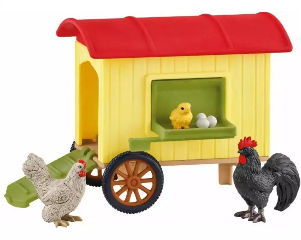 Schleich Spielfigurenset Farm World Hühnerstall