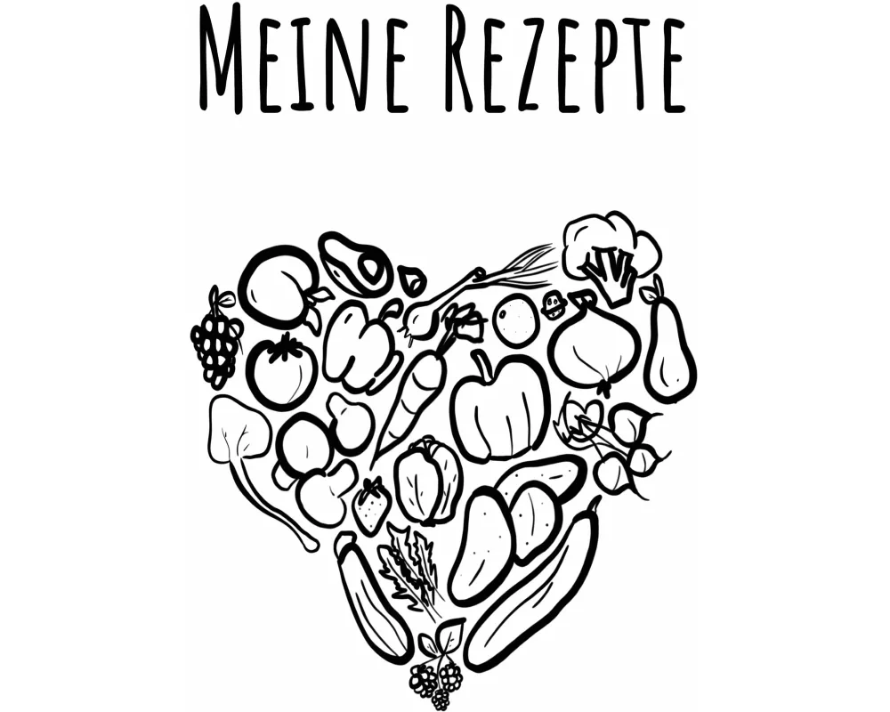 Meine Rezepte Ringbuch A4