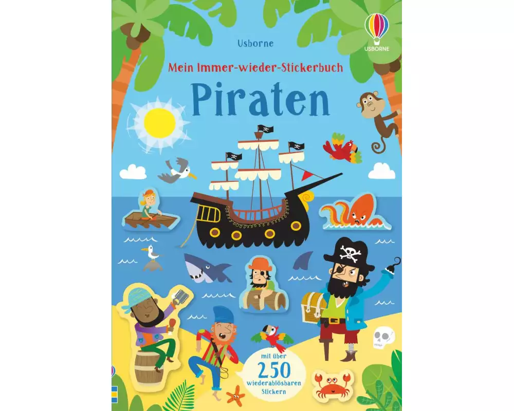 Mein Immer-wieder-Stickerbuch: Piraten