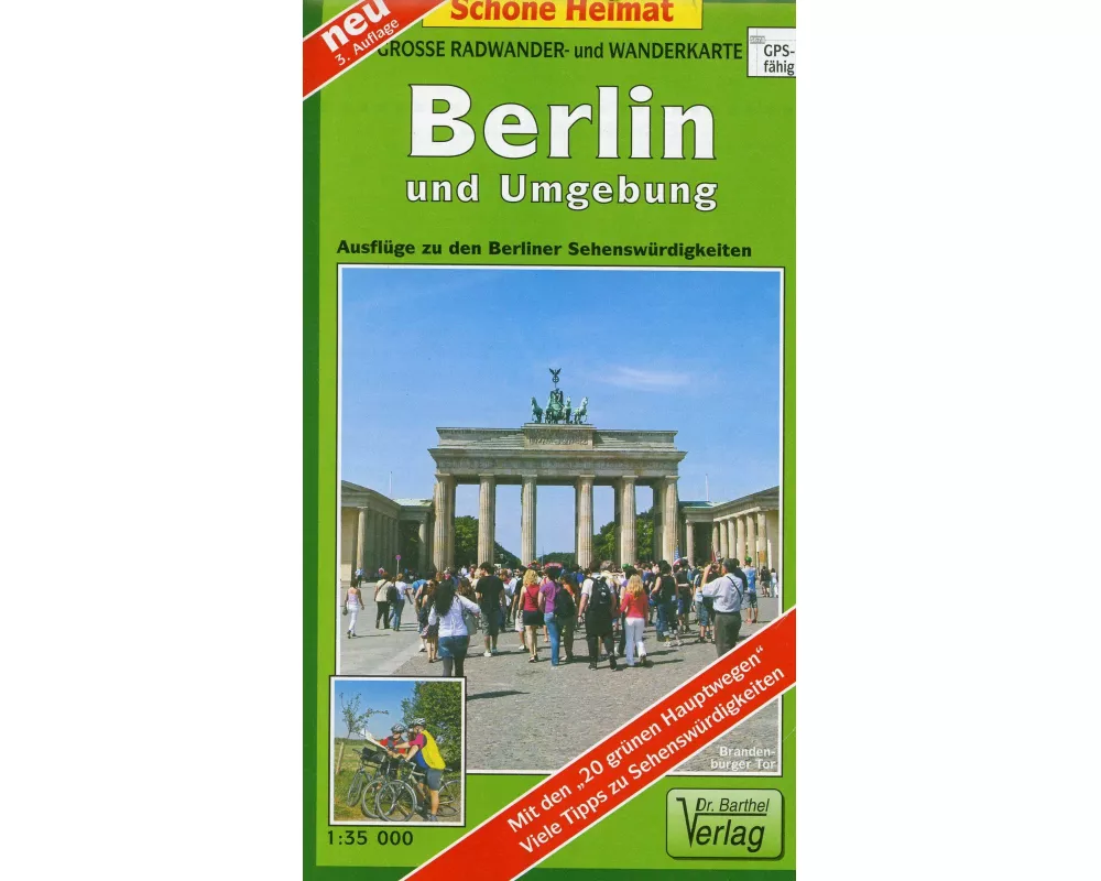 Berlin und Umgebung 1 : 35 000. Große Radwander- und Wanderkar