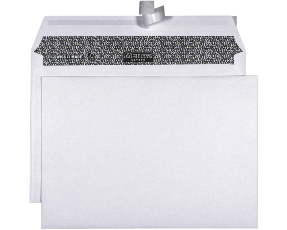 METTLER Couvert ohne Fenster C5 8066-SAVTY 100g, ultraweiss 500 Stk.