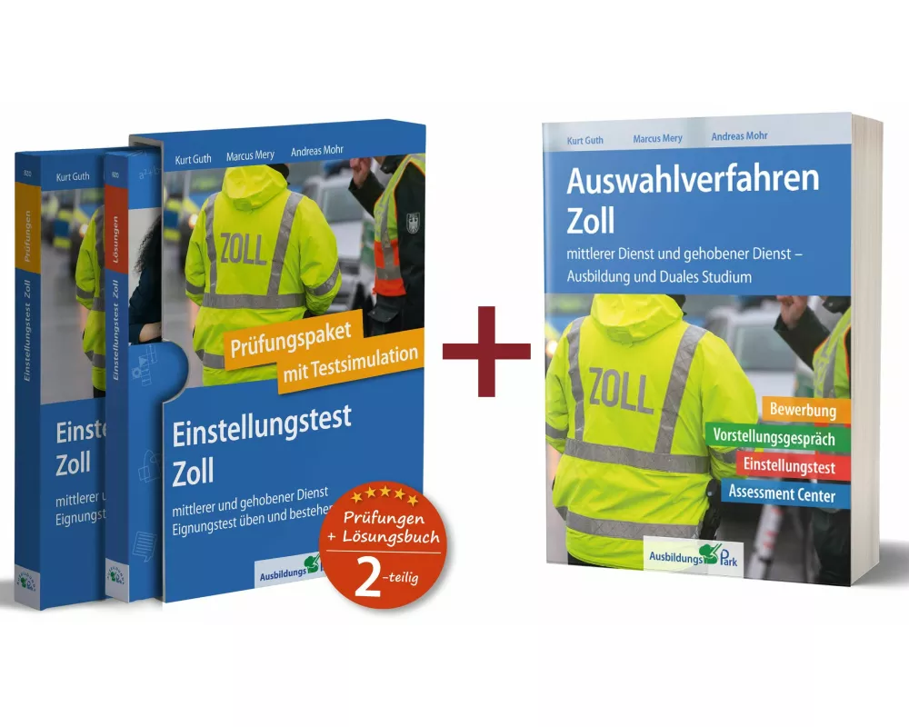 Paket - Einstellungstest + Auswahlverfahren Zoll