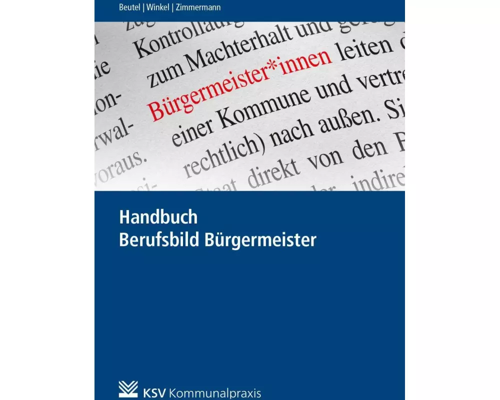 Handbuch Berufsbild Bürgermeister