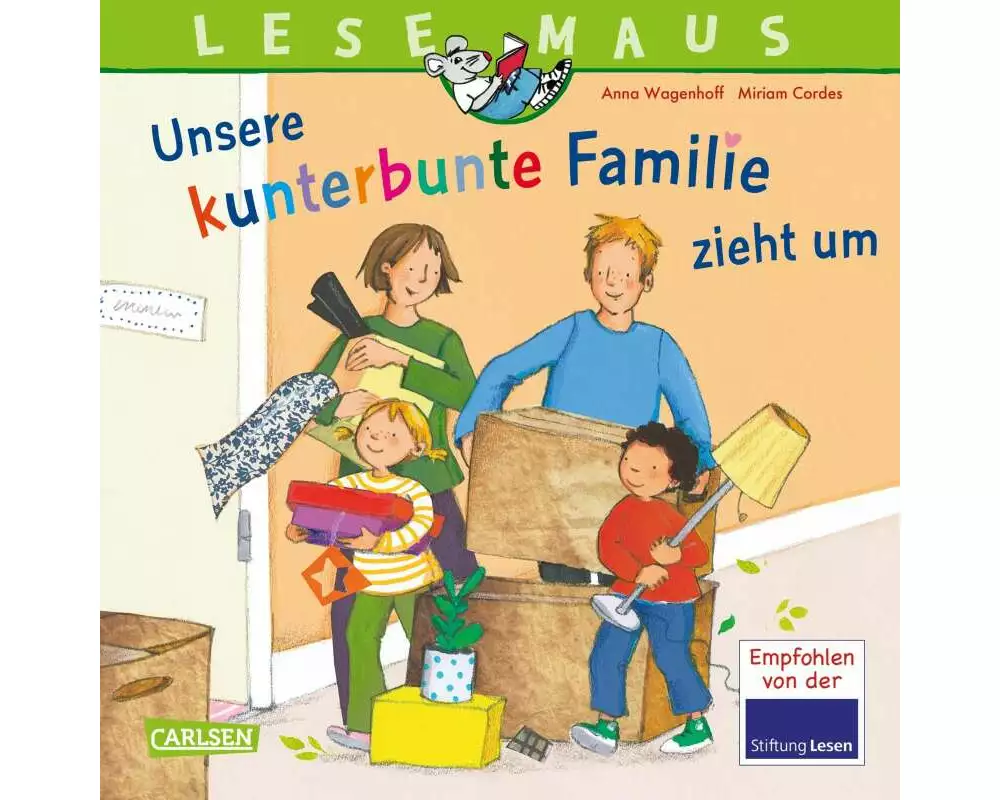 LESEMAUS 171: Unsere kunterbunte Familie zieht um