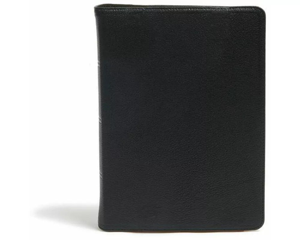 KJV Study Bible, Full-Color, Black Premium Goatskin, Indexed
