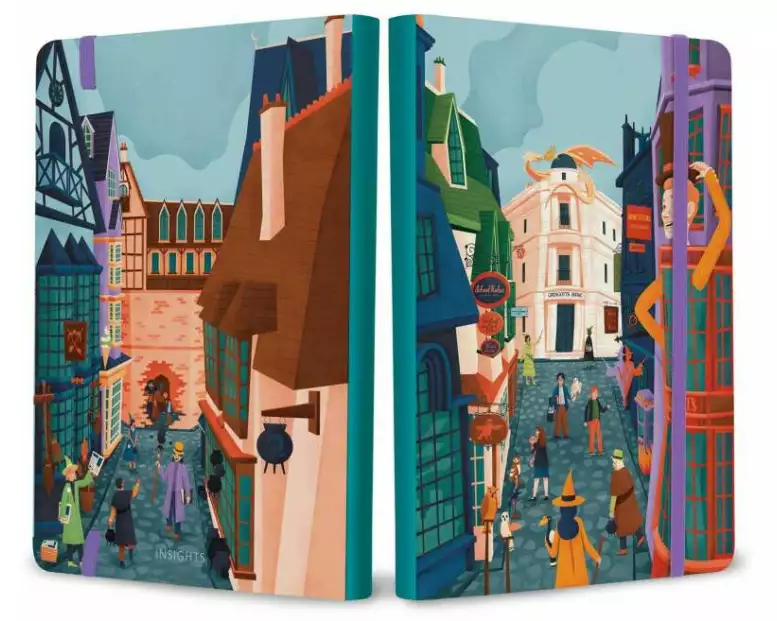Harry Potter: Exploring Diagon Alley Softcover Notebook