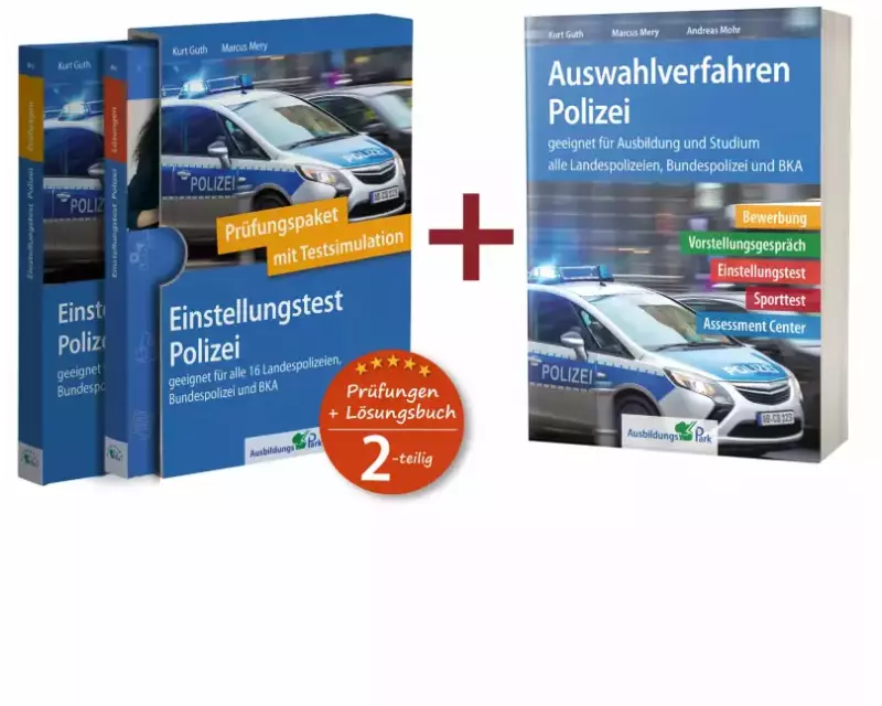 Einstellungstest + Auswahlverfahren Polizei: Paket