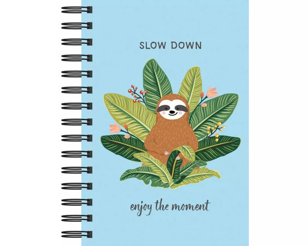 Sloth Journal - Slow Down: Enjoy the Moment (Journal / Notebook / Diary)