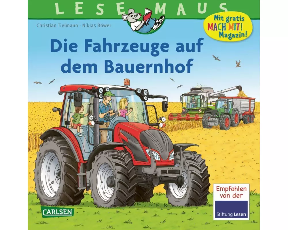 LESEMAUS 187: Die Fahrzeuge auf dem Bauernhof