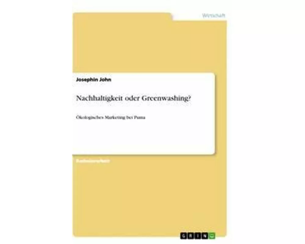 Nachhaltigkeit oder Greenwashing?