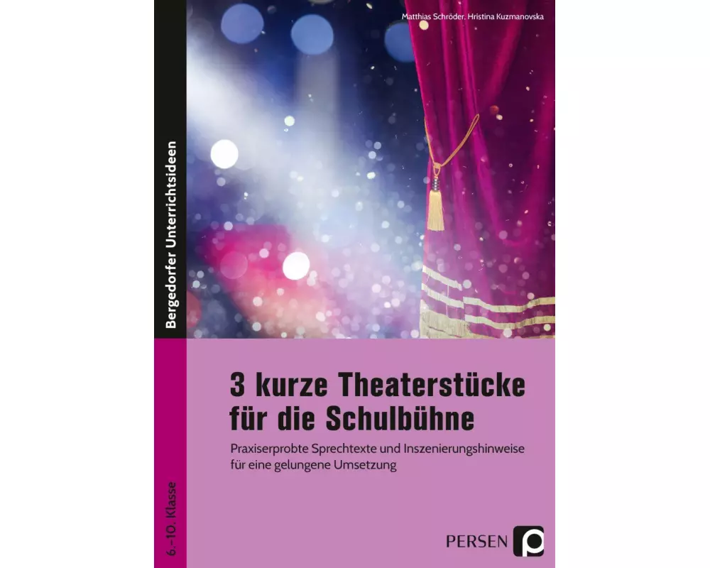 3 kurze Theaterstücke für die Schulbühne