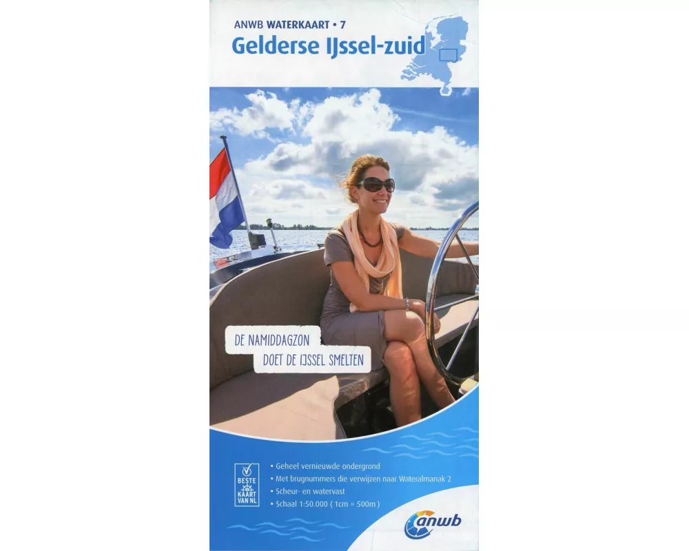 Gerlderse IJssel-Zuid 1:50 000 Waterkaart