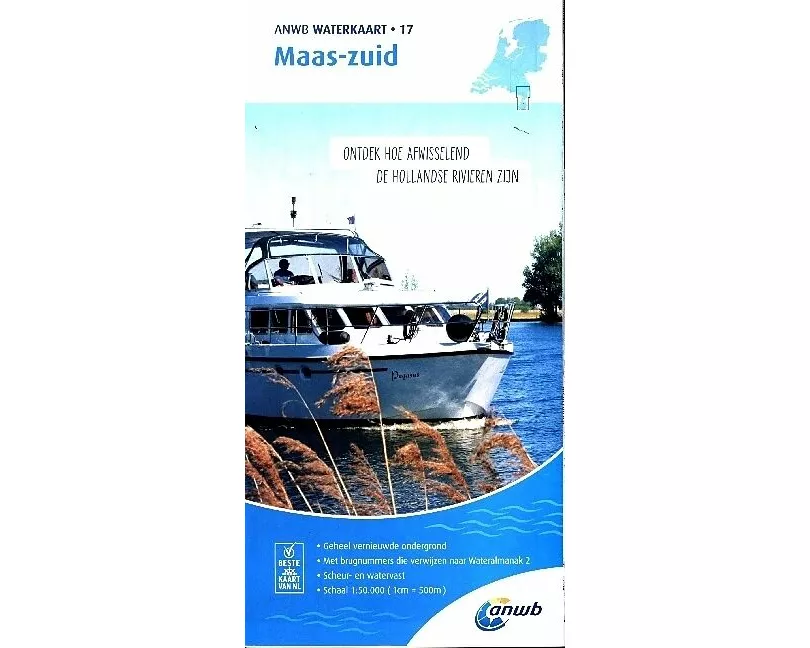 Maas-Zuid 1:50 000 Waterkaart