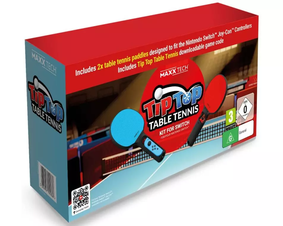 GAME Tip-Top Table Tennis inkl. Schläger [Code in a Box]