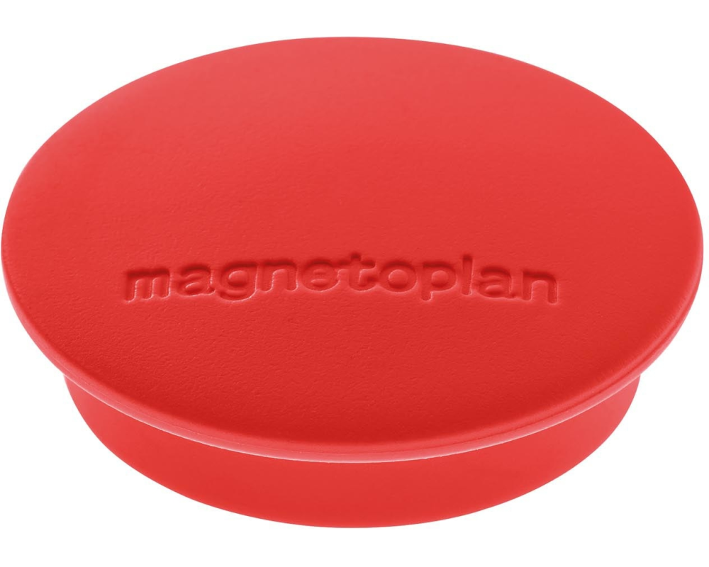MAGNETOPLAN Magnet Discofix Junior 34mm 1662106 rot 10 Stk.