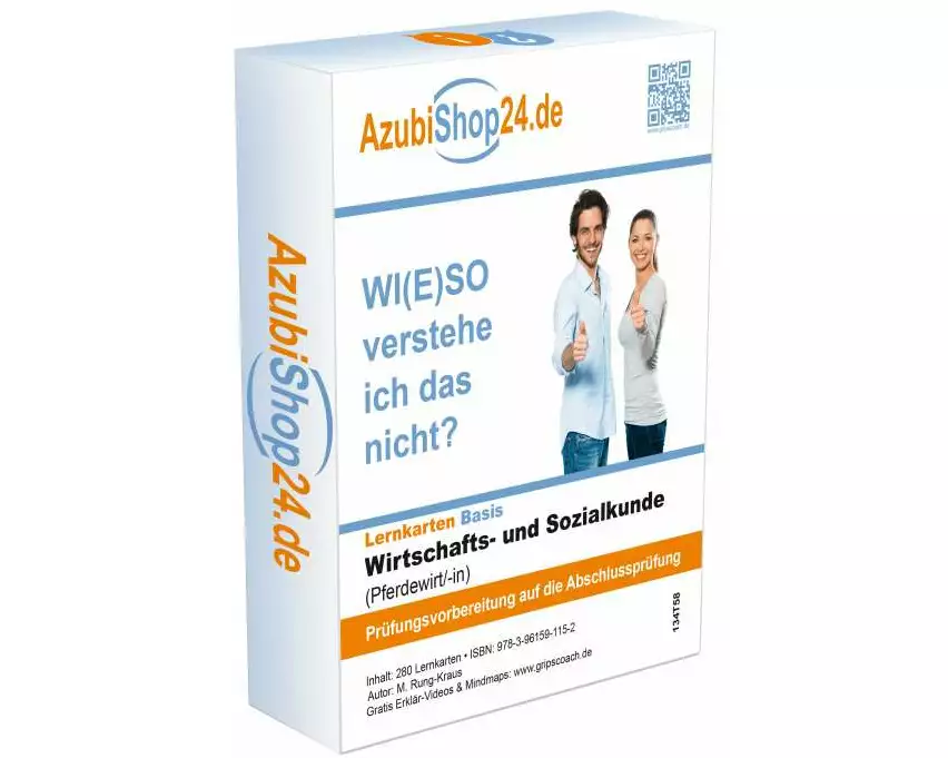 AzubiShop24.de Lernkarten Wirtschafts- und Sozialkunde (Pferdewirt/-in). Wiso Prüfung